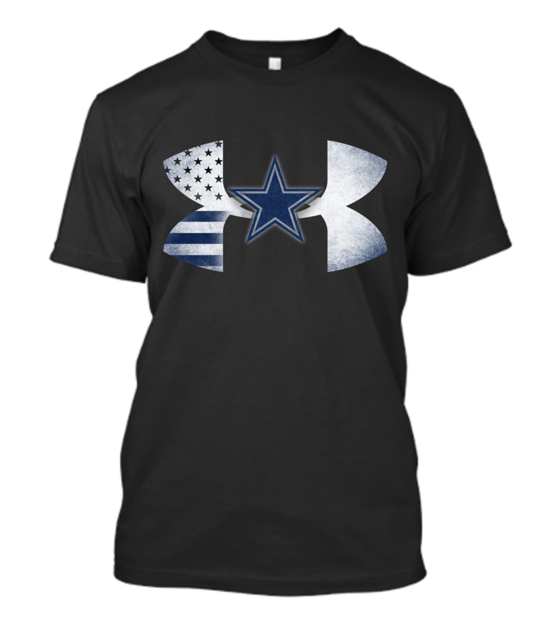 Dallas Cowboys Under Armour American Flag Star T-Shirt