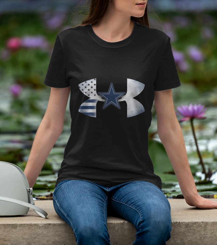 Dallas Cowboys Under Armour American Flag Star T-Shirt