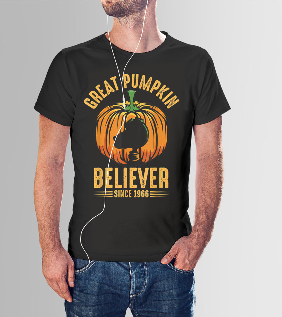 Great Pumpkin Believer Since 1966 Halloween Best T-Shirt