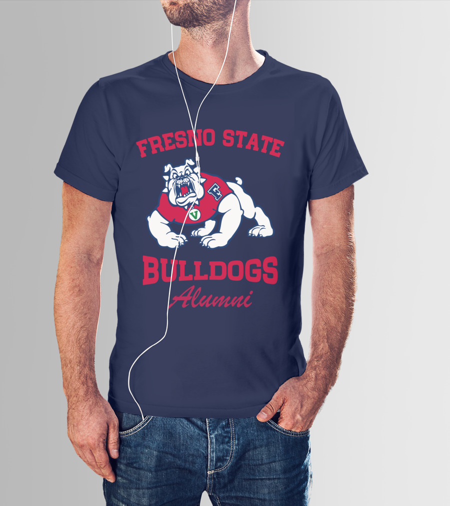 Fresno State Bulldogs Alumni Bulldog Mascot T-Shirt