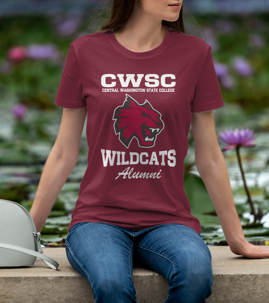 CWSC Central Washington State College Wildcats Alumni T-Shirt