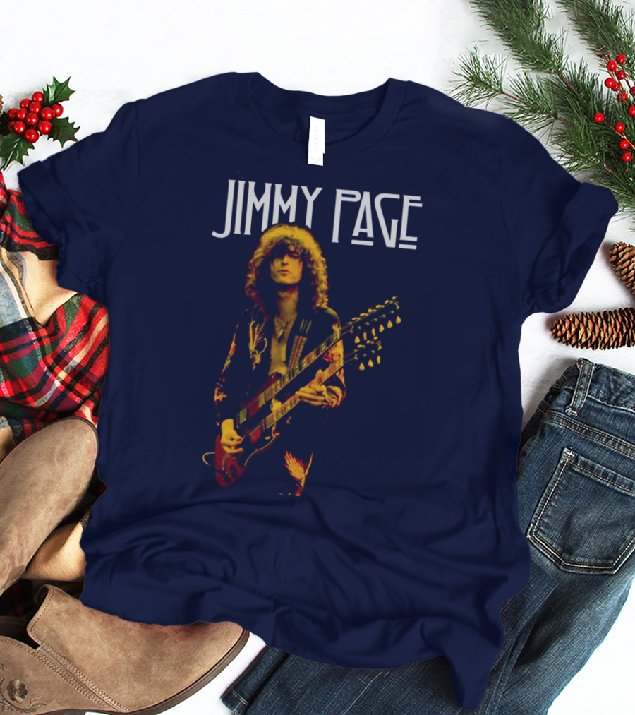 Jimmy Page Iconic Guitarist T-Shirt