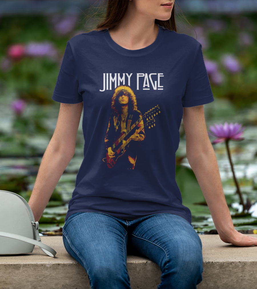 Jimmy Page Iconic Guitarist T-Shirt