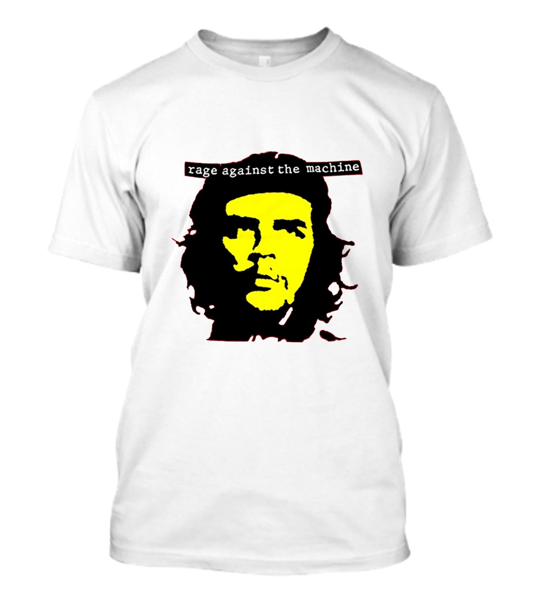 Rage Against The Machine Che Guevara Yellow Black Poster Style T-Shirt