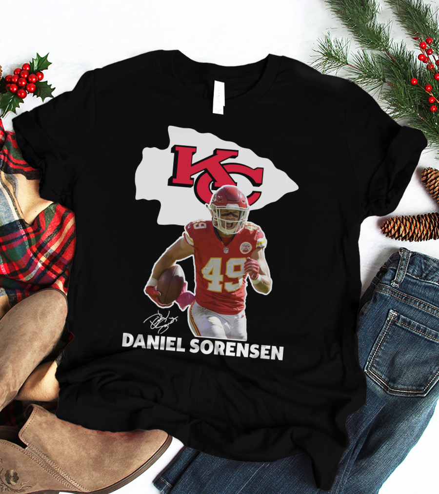 Daniel Sorensen Kansas City Chiefs 49 NFL Football Player T-Shirt