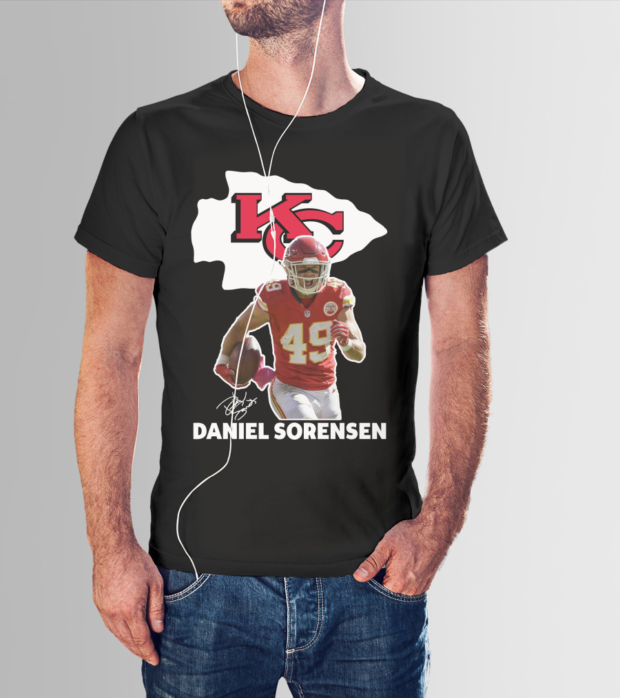 Daniel Sorensen Kansas City Chiefs 49 NFL Football Player T-Shirt