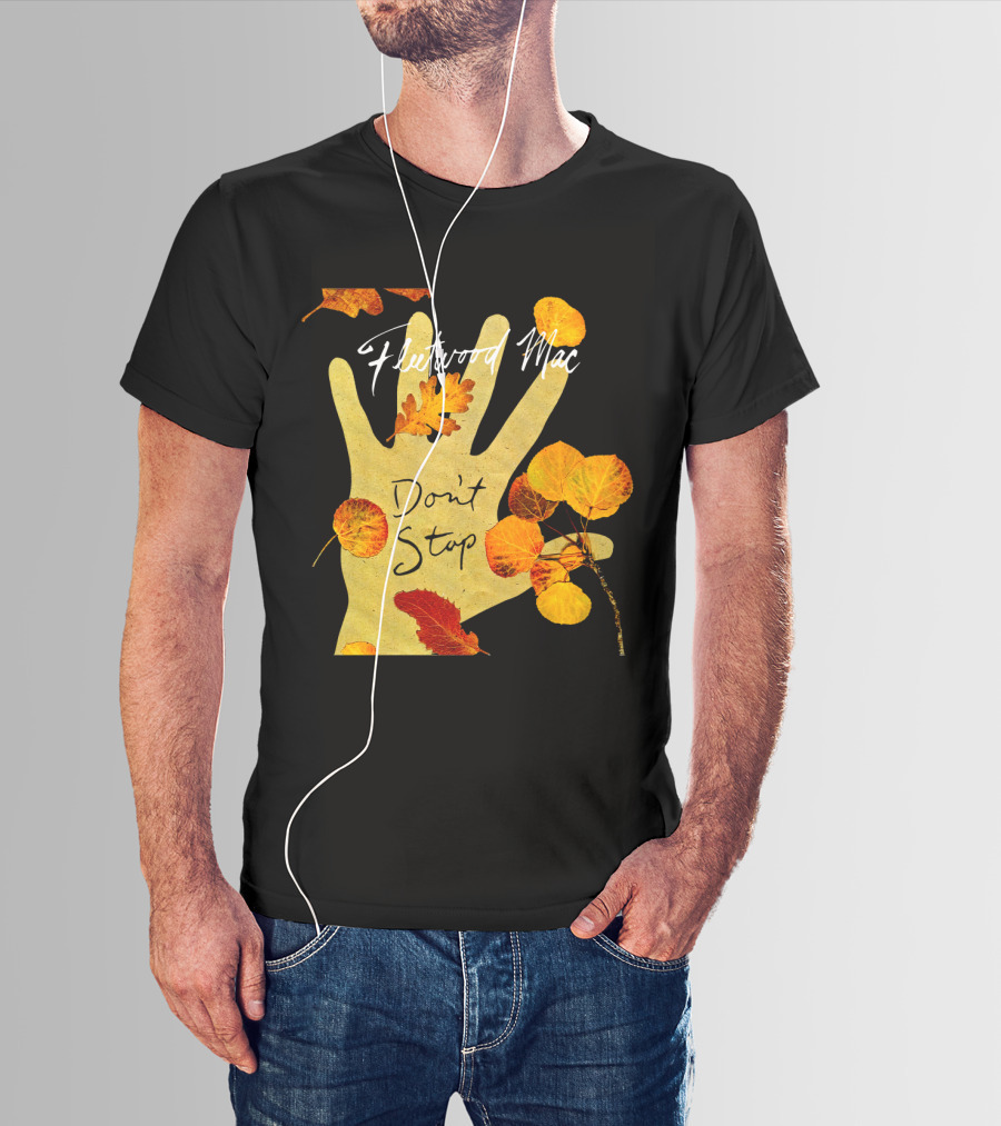 Don't Stop Fw 17 Autumn Leaves Hand T-Shirt