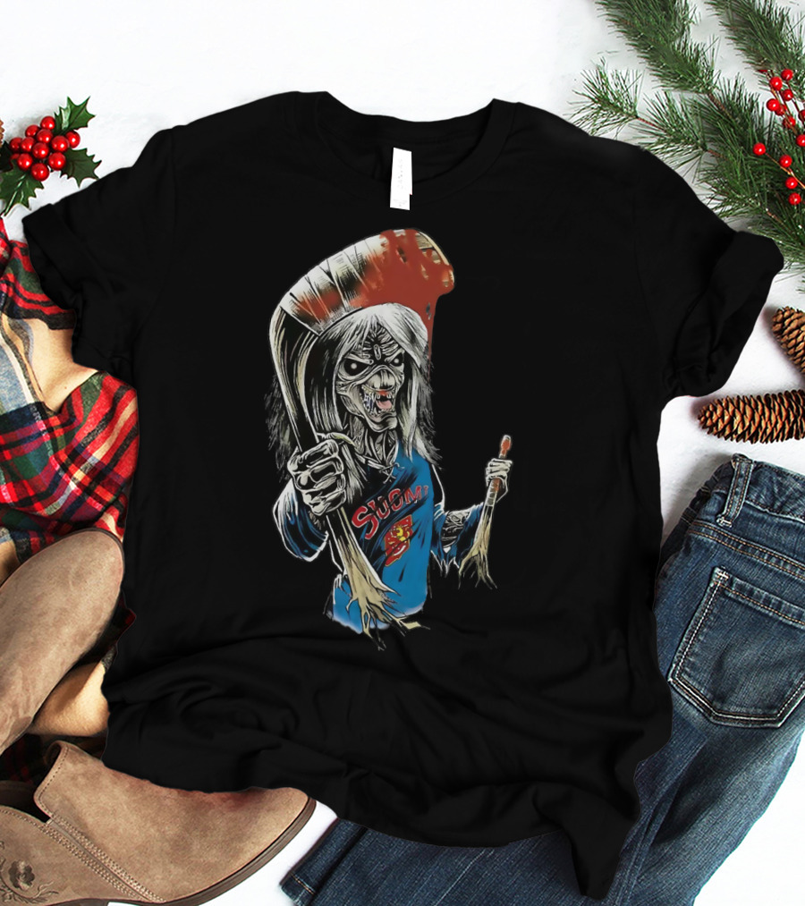Suomi Ir 54 Hockey Zombie T-Shirt