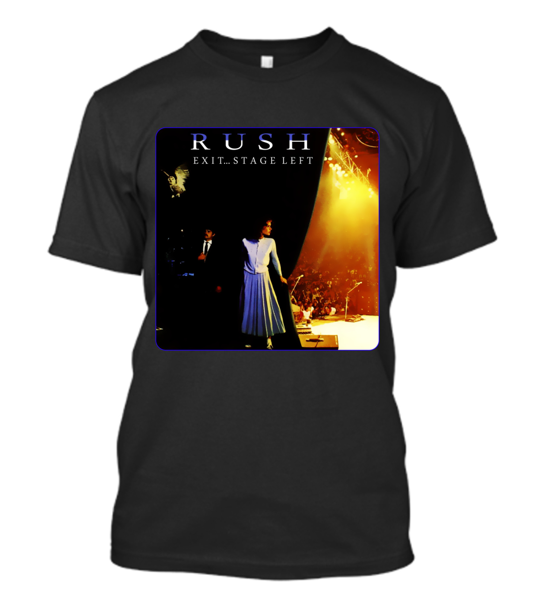 Rush Exit Stage Left Live Performance Album Cover T-Shirt
