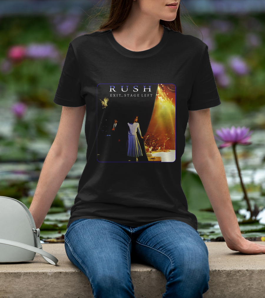 Rush Exit Stage Left Live Performance Album Cover T-Shirt