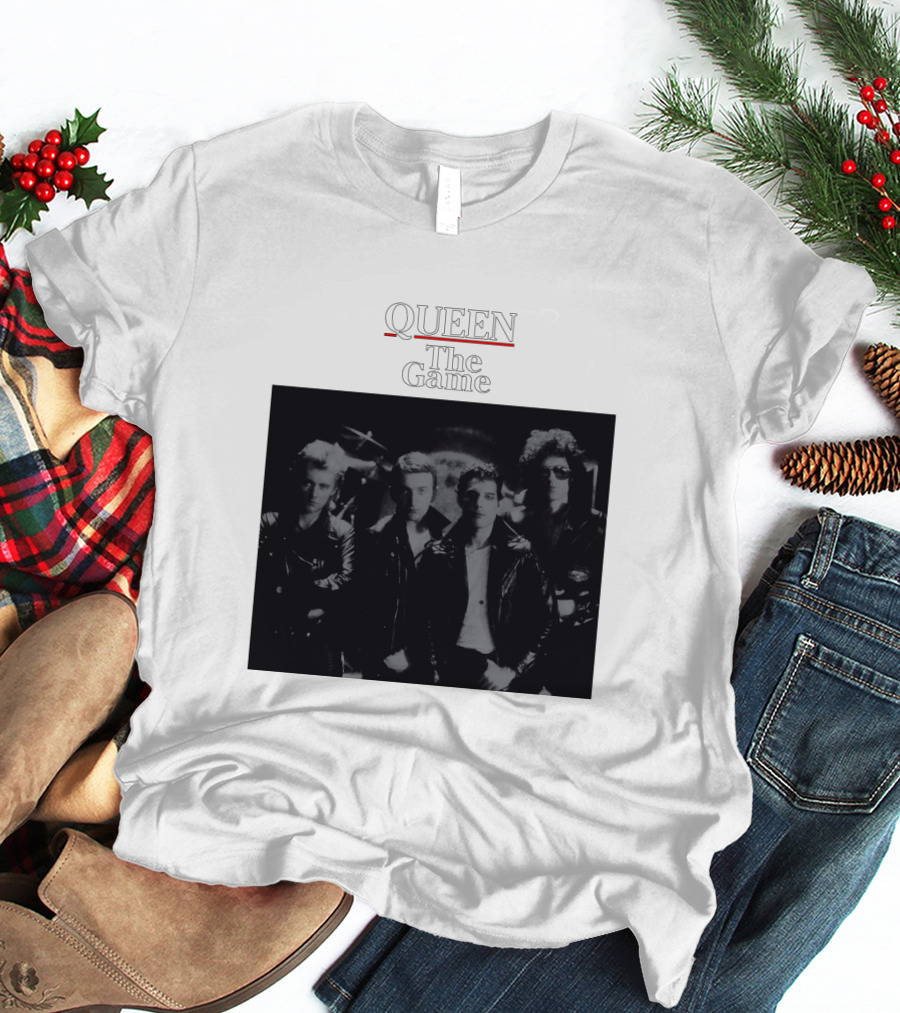 Queen The Game Band Photo Vintage Album Cover T-Shirt