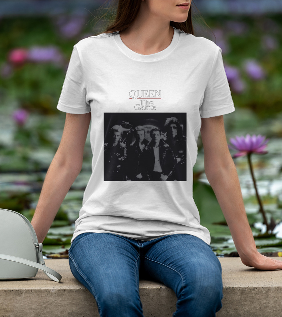 Queen The Game Band Photo Vintage Album Cover T-Shirt
