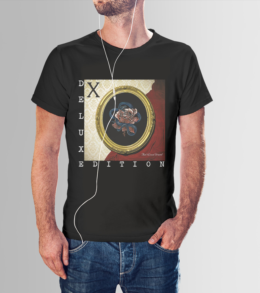 X Deluxe Edition Ain't Love Grand Rose Snake Frame T-Shirt