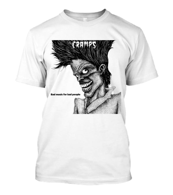 The Cramps Bad Music For Bad People Album Art T-Shirt