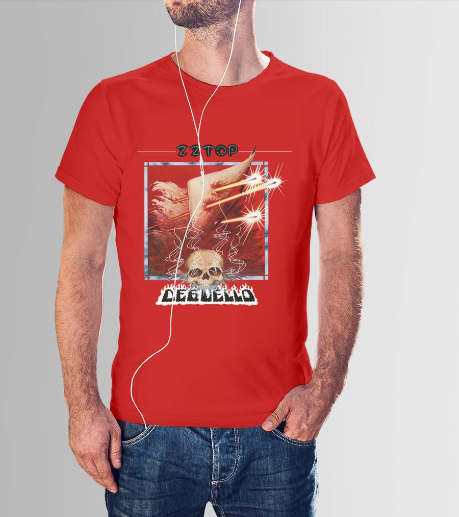 Zz Top Deguello Album Cover Skull Art T-Shirt