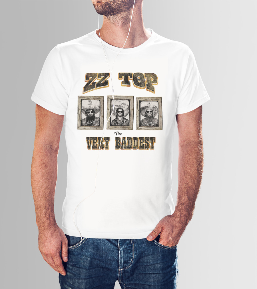 Zz Top The Very Baddest Billy Frank Dusty T-Shirt