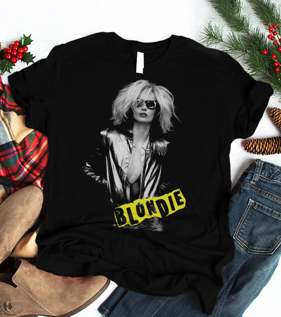 Blondie Silver Jacket And Sunglasses Iconic T-Shirt