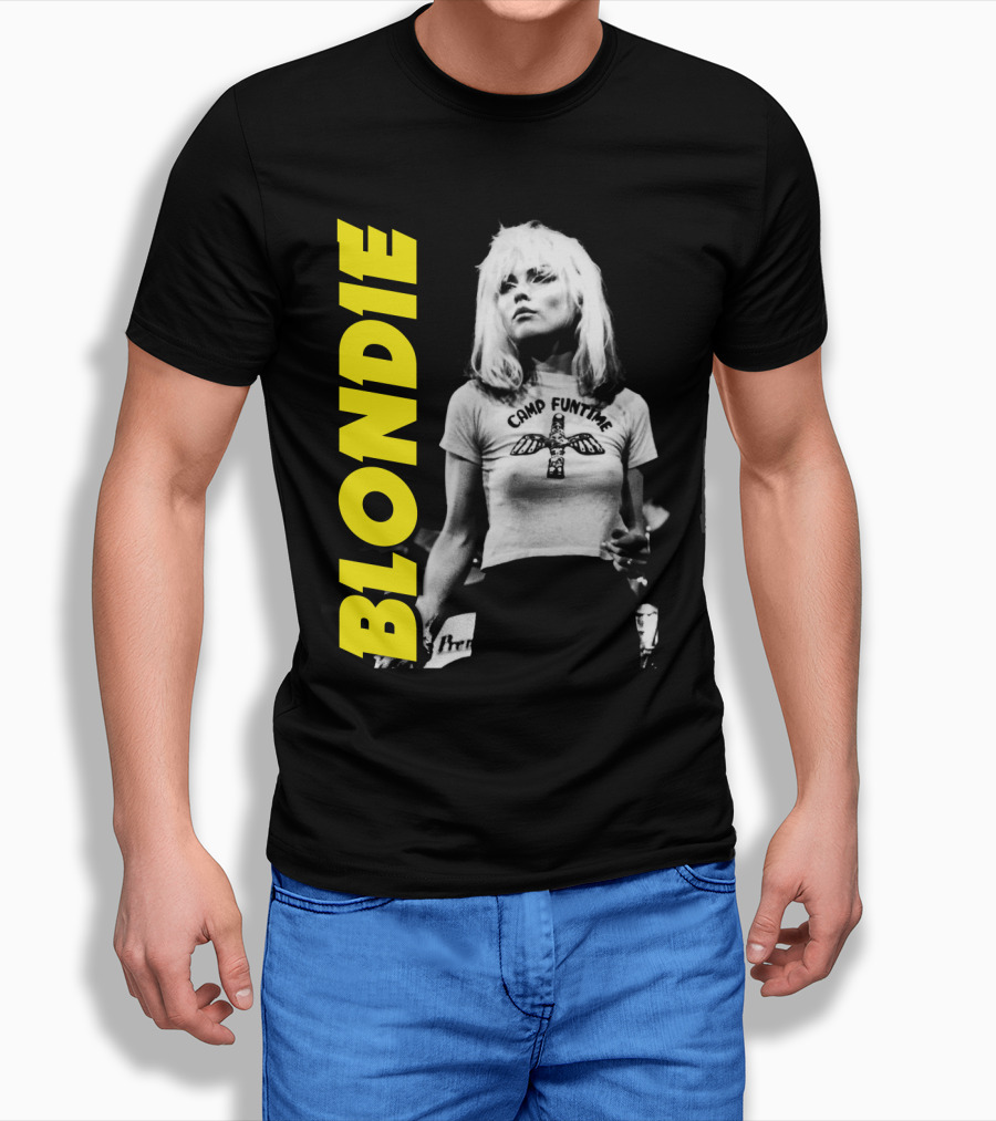 Blondie Camp Funtime Black And White T-Shirt