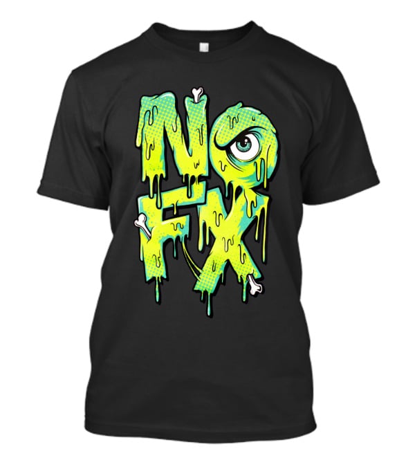 Nofx Melting Monster Eye Dripping Bones T-Shirt