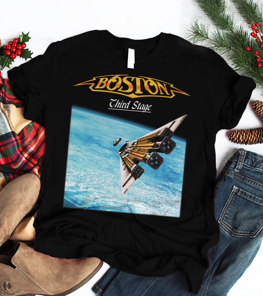 Boston Third Stage Spaceship Album Cover T-Shirt