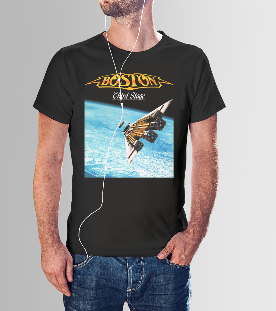 Boston Third Stage Spaceship Album Cover T-Shirt