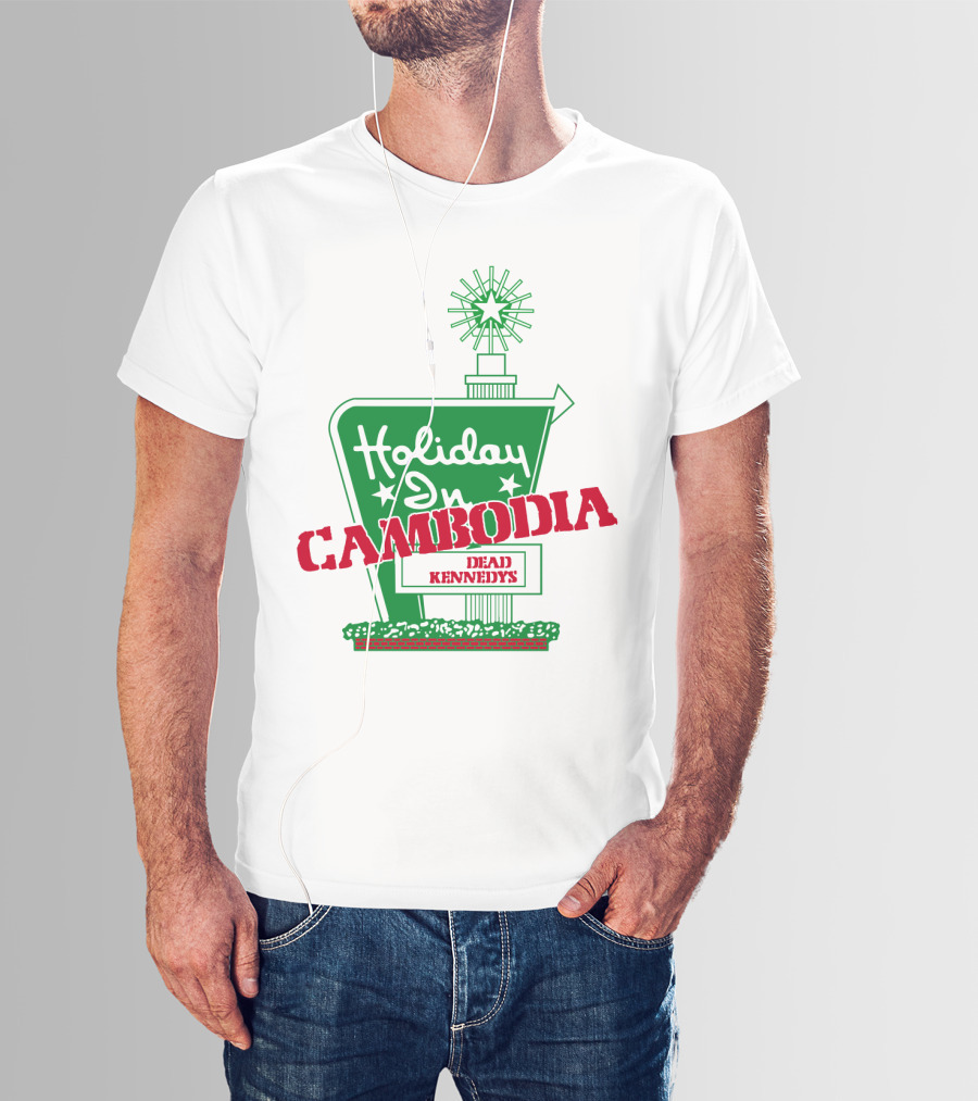 Holiday In Cambodia Dead Kennedys Iconic Sign T-Shirt