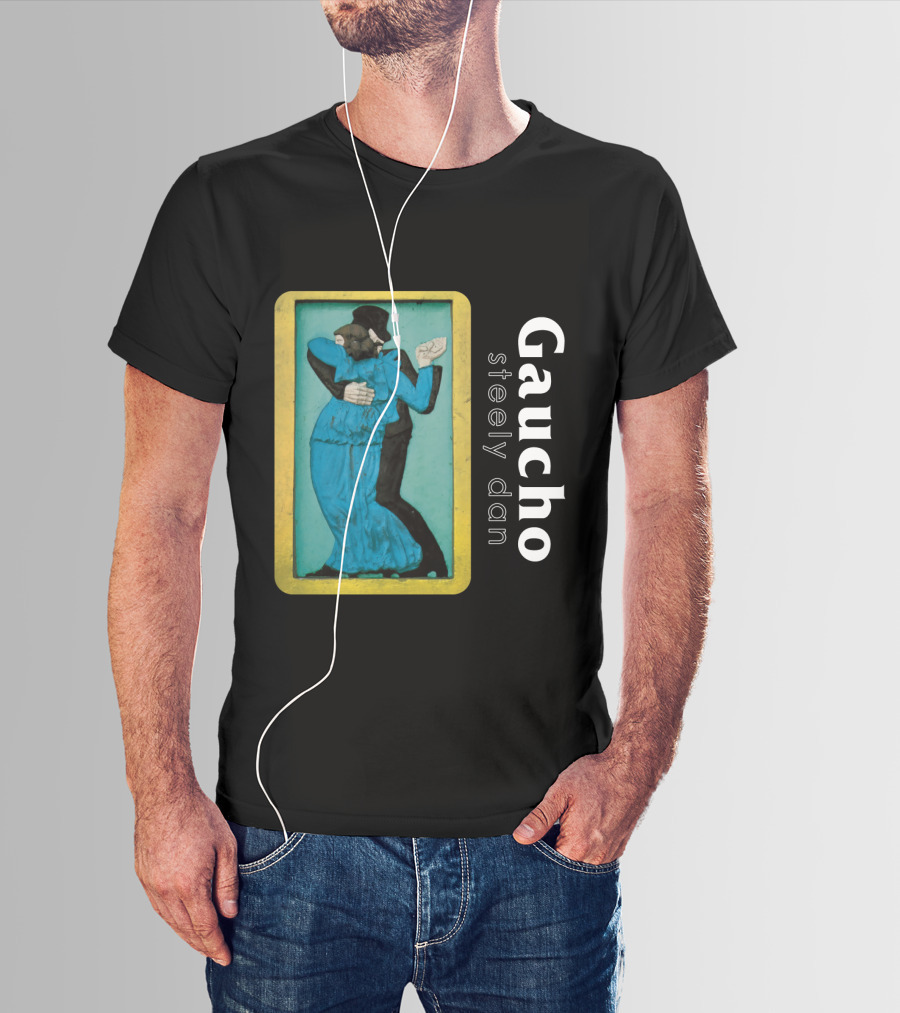 Gaucho Steely Dan Dancing Couple Artwork T-Shirt