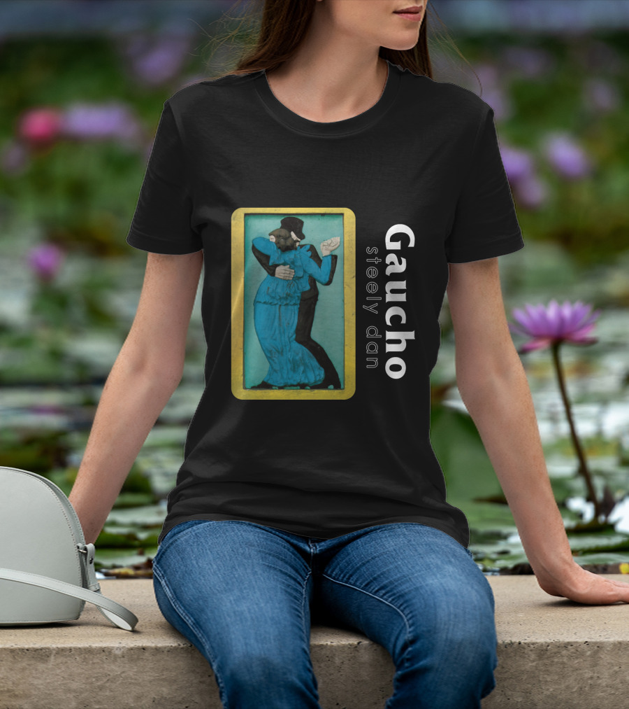 Gaucho Steely Dan Dancing Couple Artwork T-Shirt