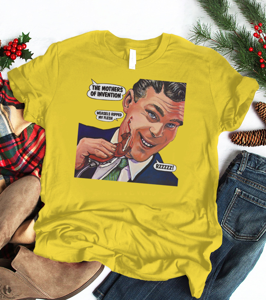 The Mothers Of Invention Weasels Ripped My Flesh Rzzzzz! Tmoi T-Shirt