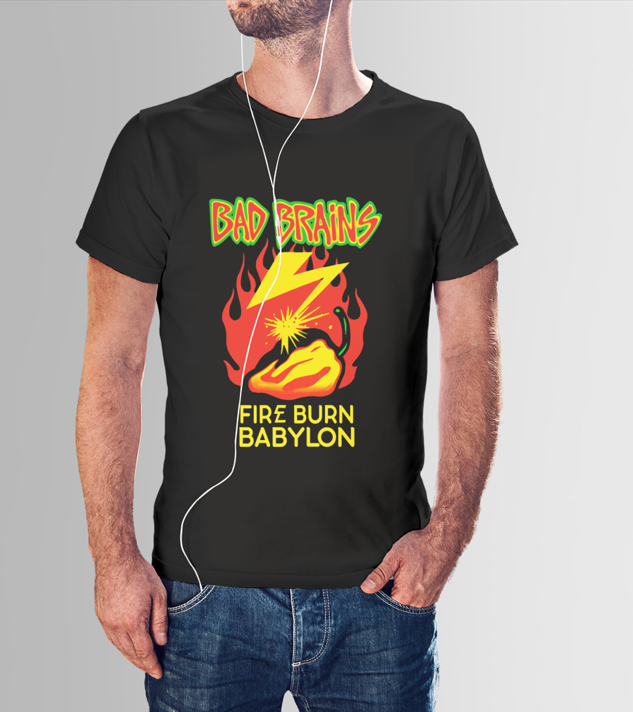 Bad Brains Fire Burn Babylon T-Shirt