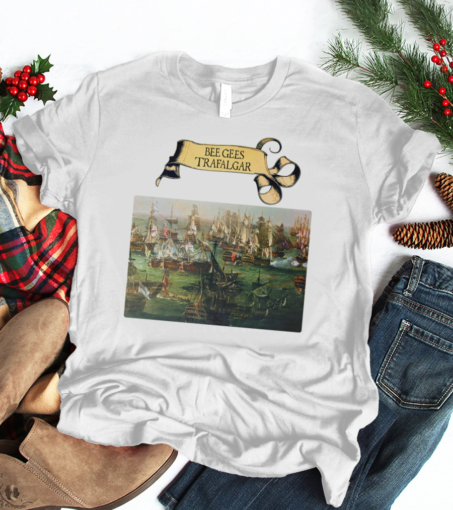 Bee Gees Trafalgar Naval Battle Scene T-Shirt