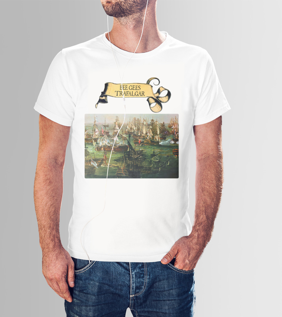 Bee Gees Trafalgar Naval Battle Scene T-Shirt