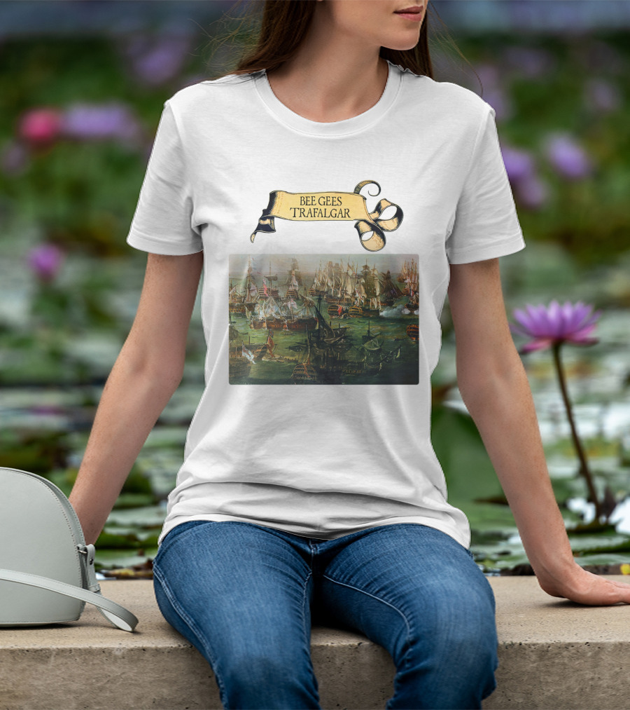 Bee Gees Trafalgar Naval Battle Scene T-Shirt