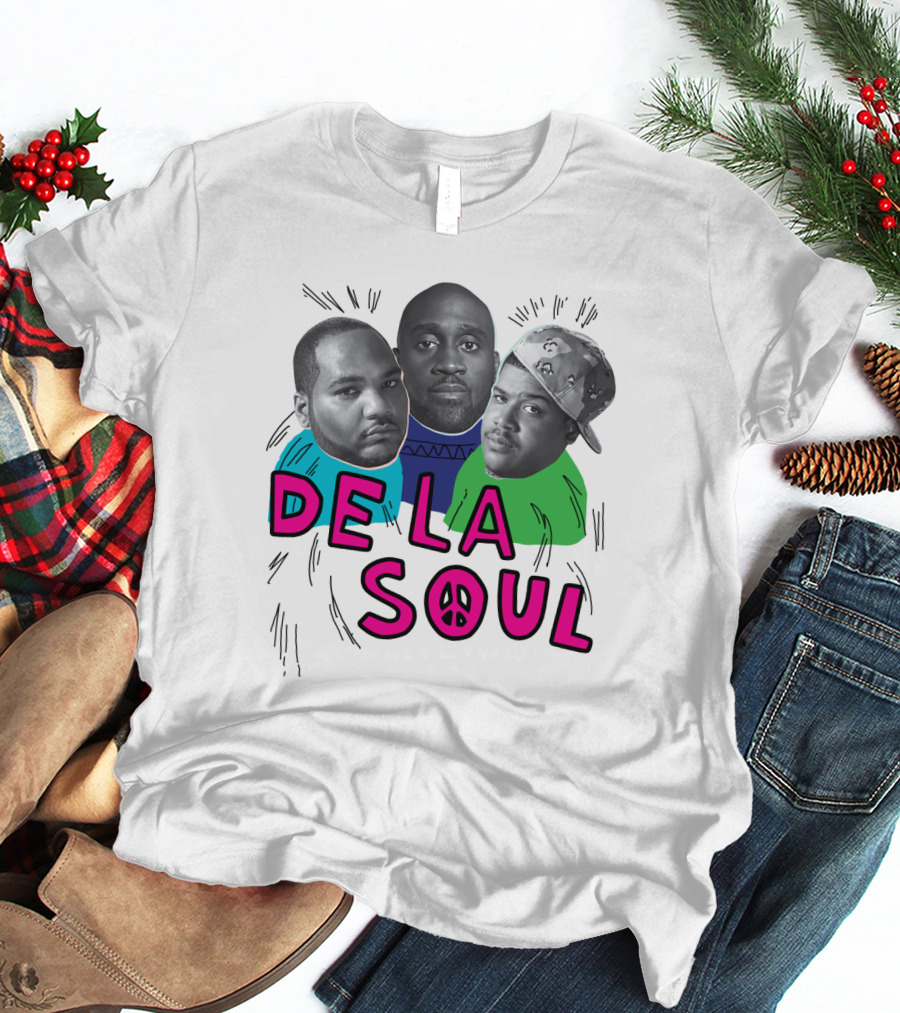 De La Soul Trio Portrait With Peace T-Shirt