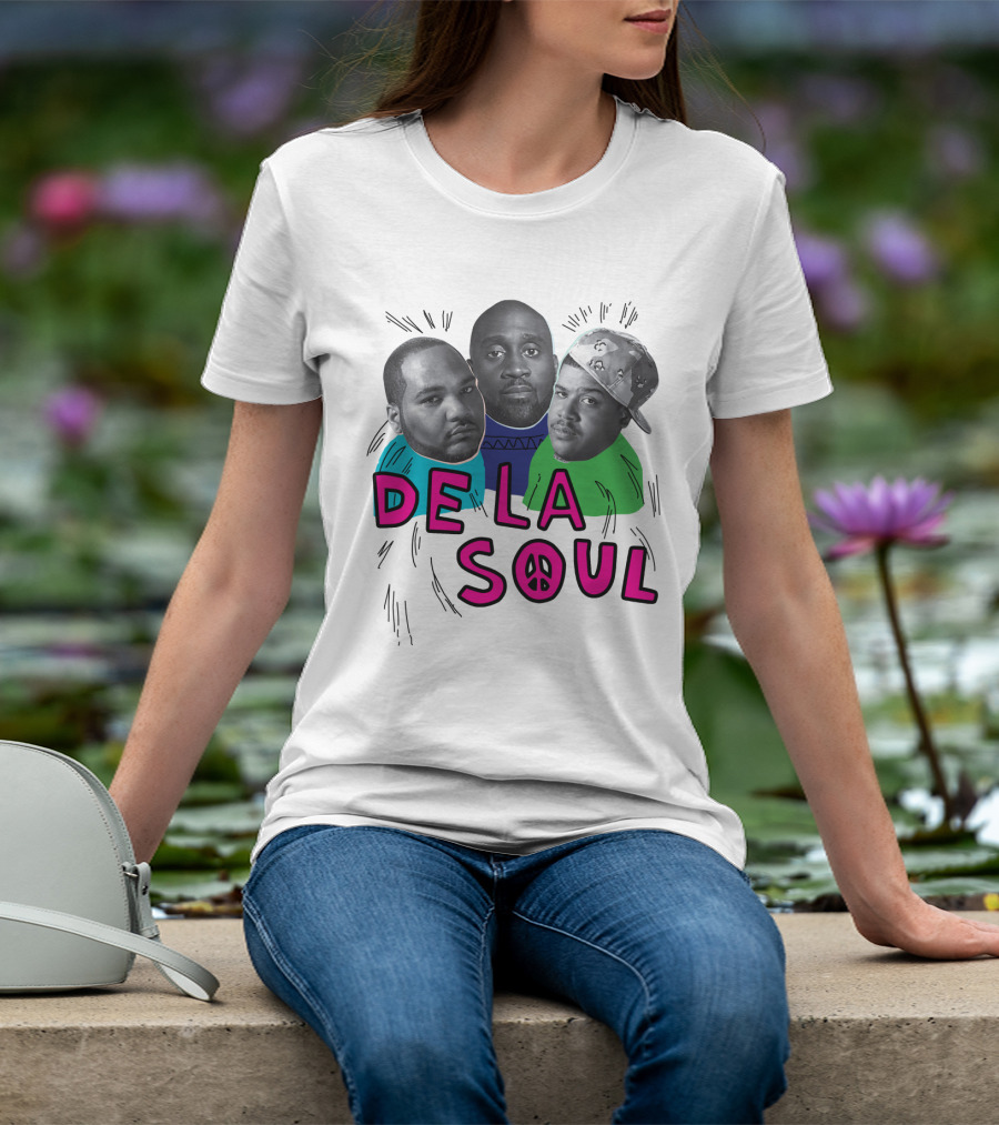 De La Soul Trio Portrait With Peace T-Shirt