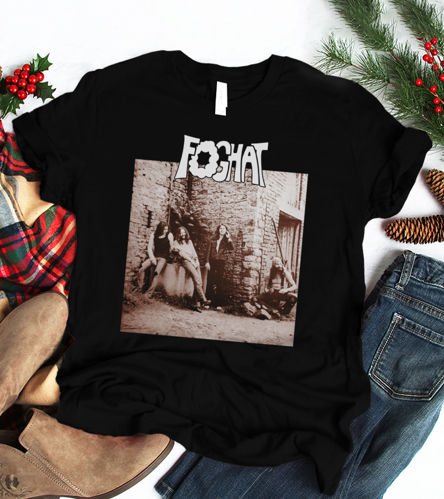 Foghat Band Vintage Wall Background Retro Photo T-Shirt