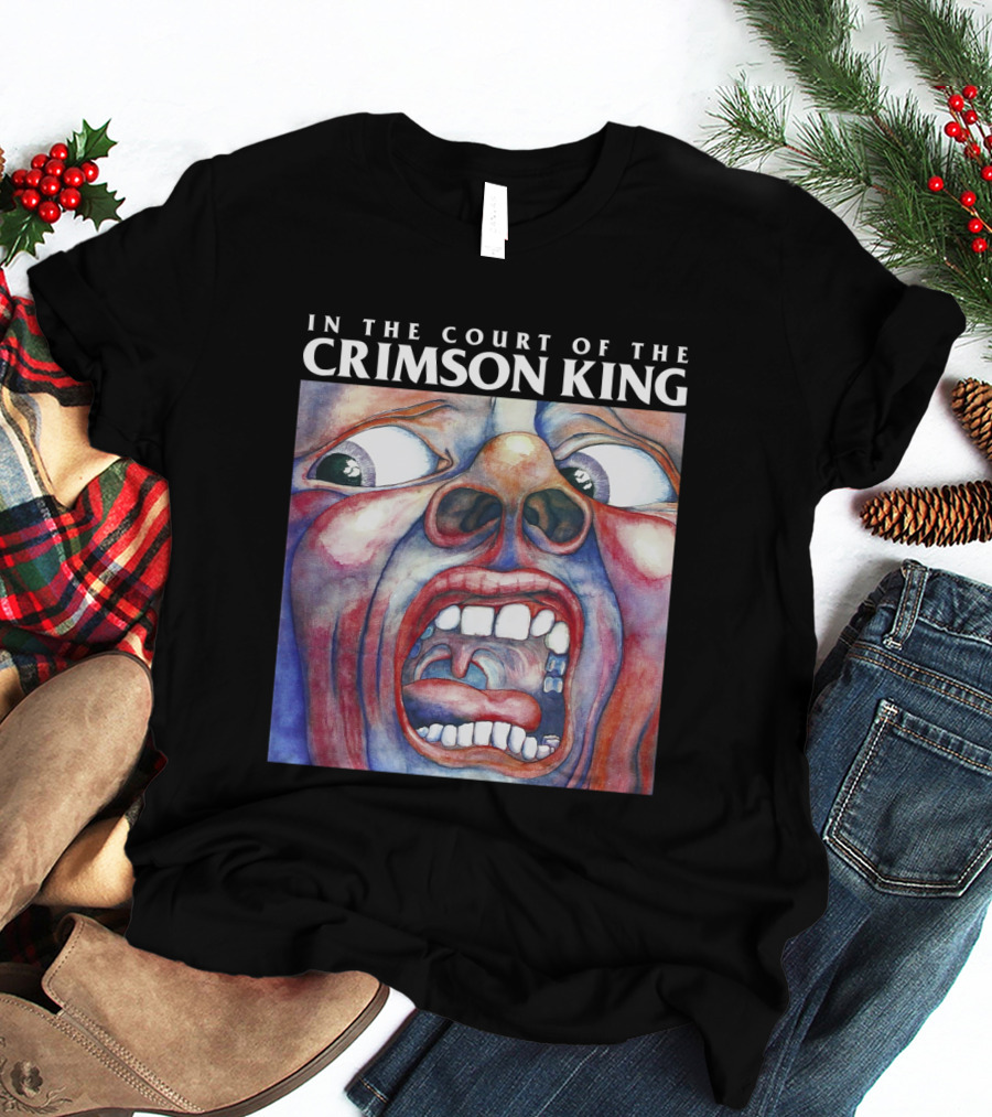 In The Court Of The Crimson King King Crimson Album Cover Iconic Artwork T-Shirt