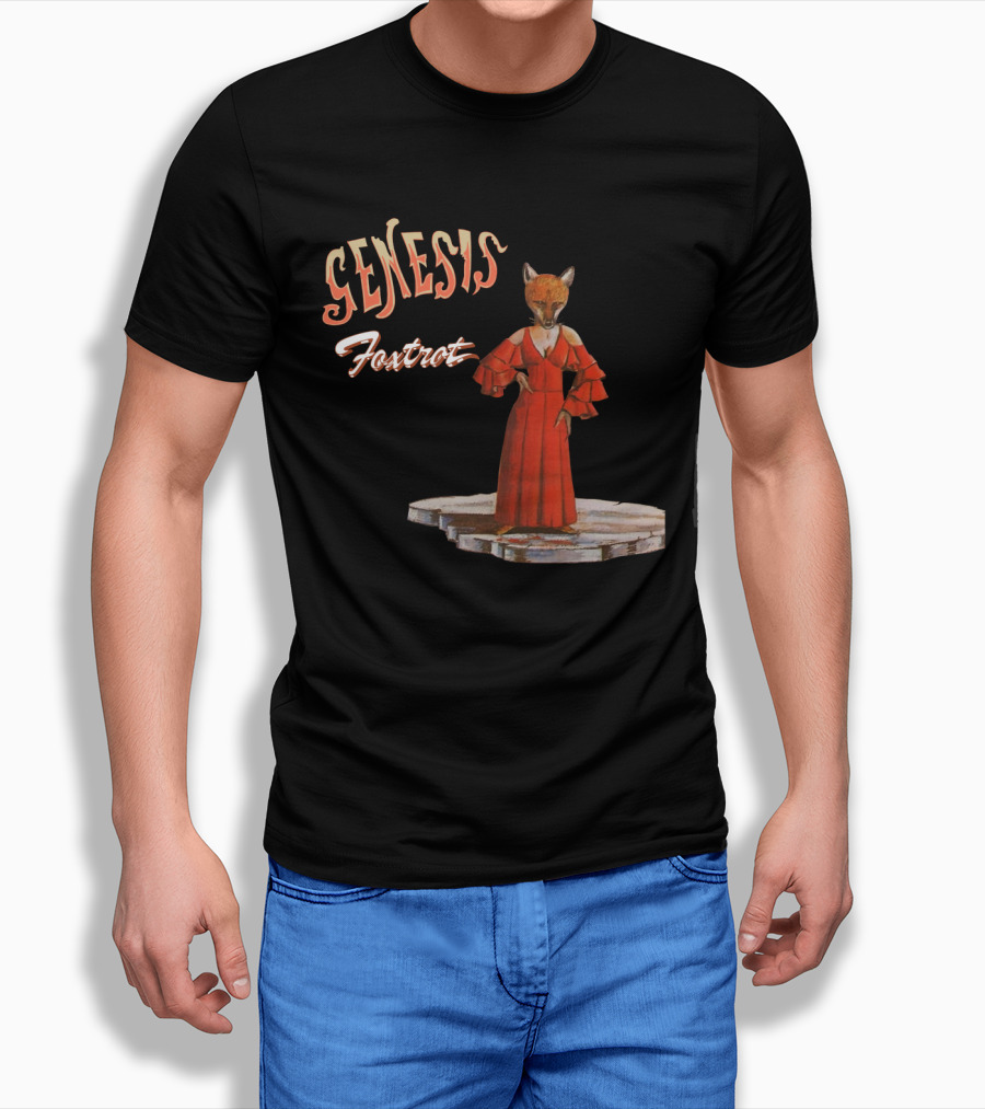 Genesis Fox In Red Dress Foxtrot T-Shirt