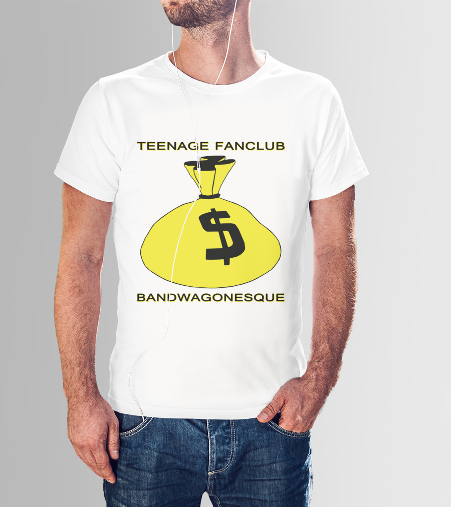 Teenage Fanclub Bandwagonesque Money Bag Icon With Dollar Sign T-Shirt