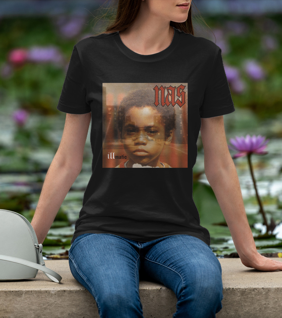 Nas Illmatic Album Art Young Boy New York Urban Landscape T-Shirt