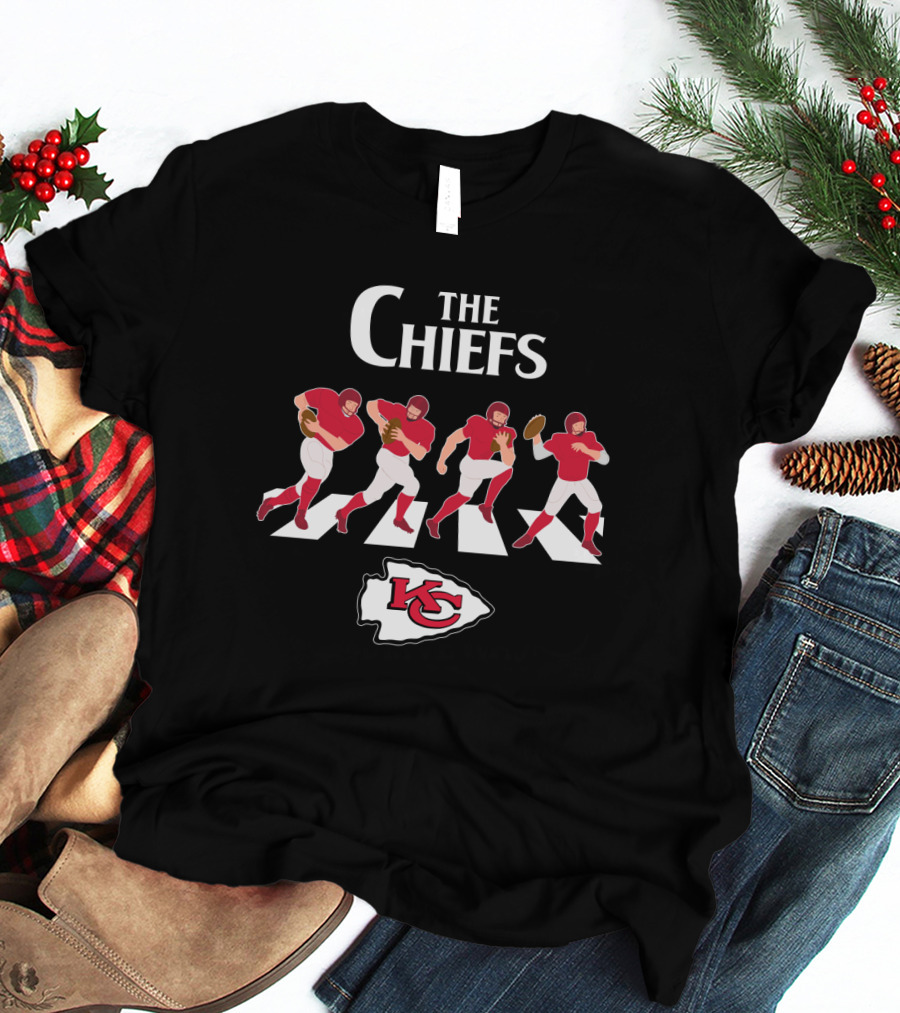 Kansas City Chiefs Abbey Road Football Players Kc T-Shirt