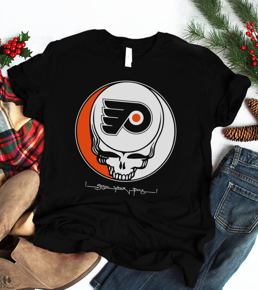 Steal Your Face Grateful Dead Philadelphia Flyers T-Shirt
