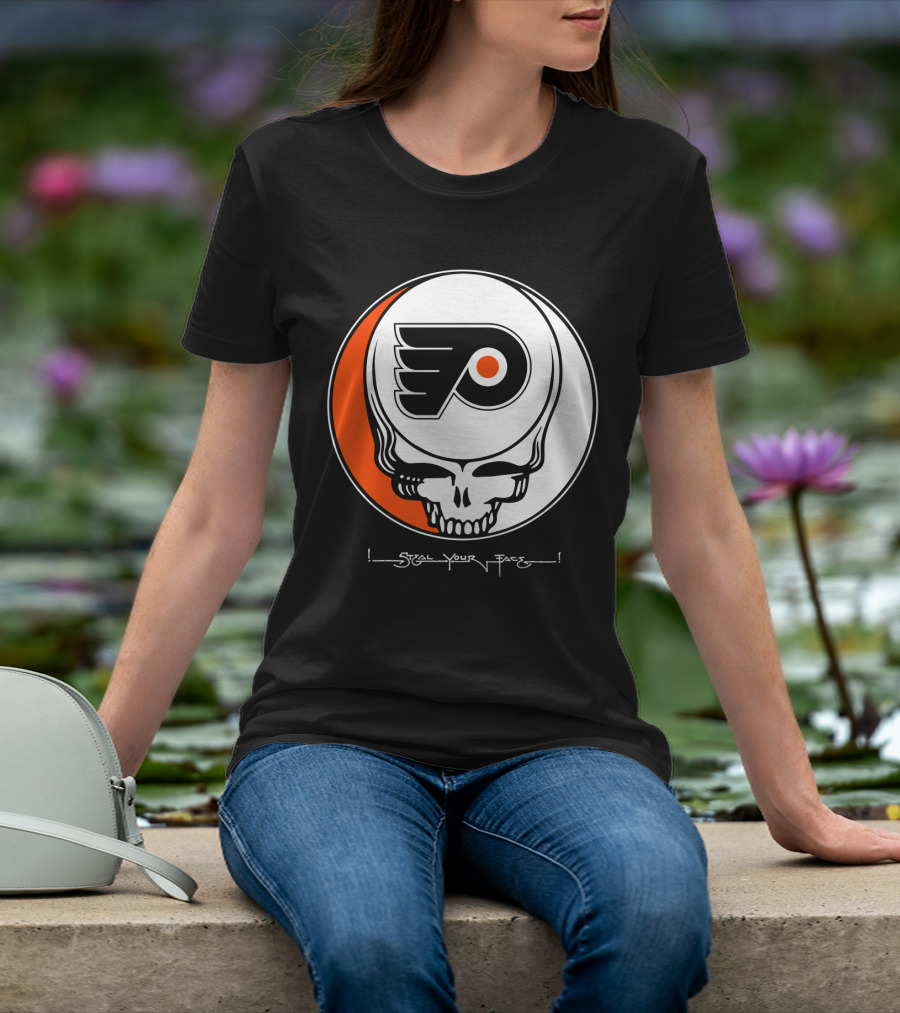 Steal Your Face Grateful Dead Philadelphia Flyers T-Shirt