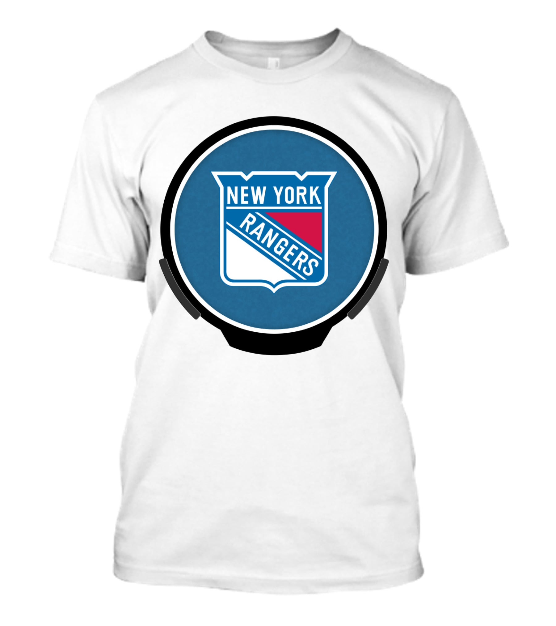 New York Rangers Power Decal Logo Shield T-Shirt
