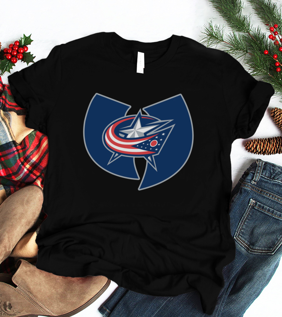 Columbus Blue Jackets Wu-Tang Clan Mashup T-Shirt