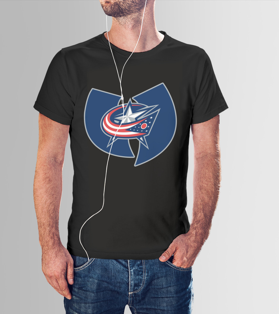 Columbus Blue Jackets Wu-Tang Clan Mashup T-Shirt