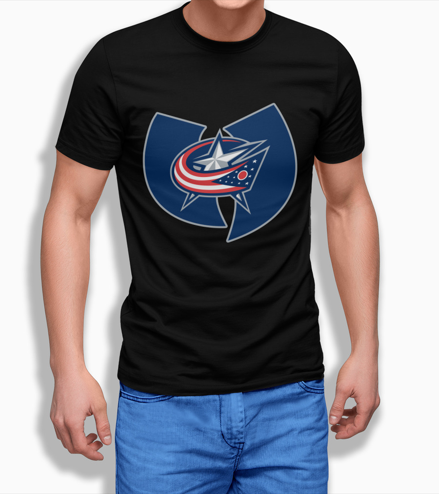 Columbus Blue Jackets Wu-Tang Clan Mashup T-Shirt