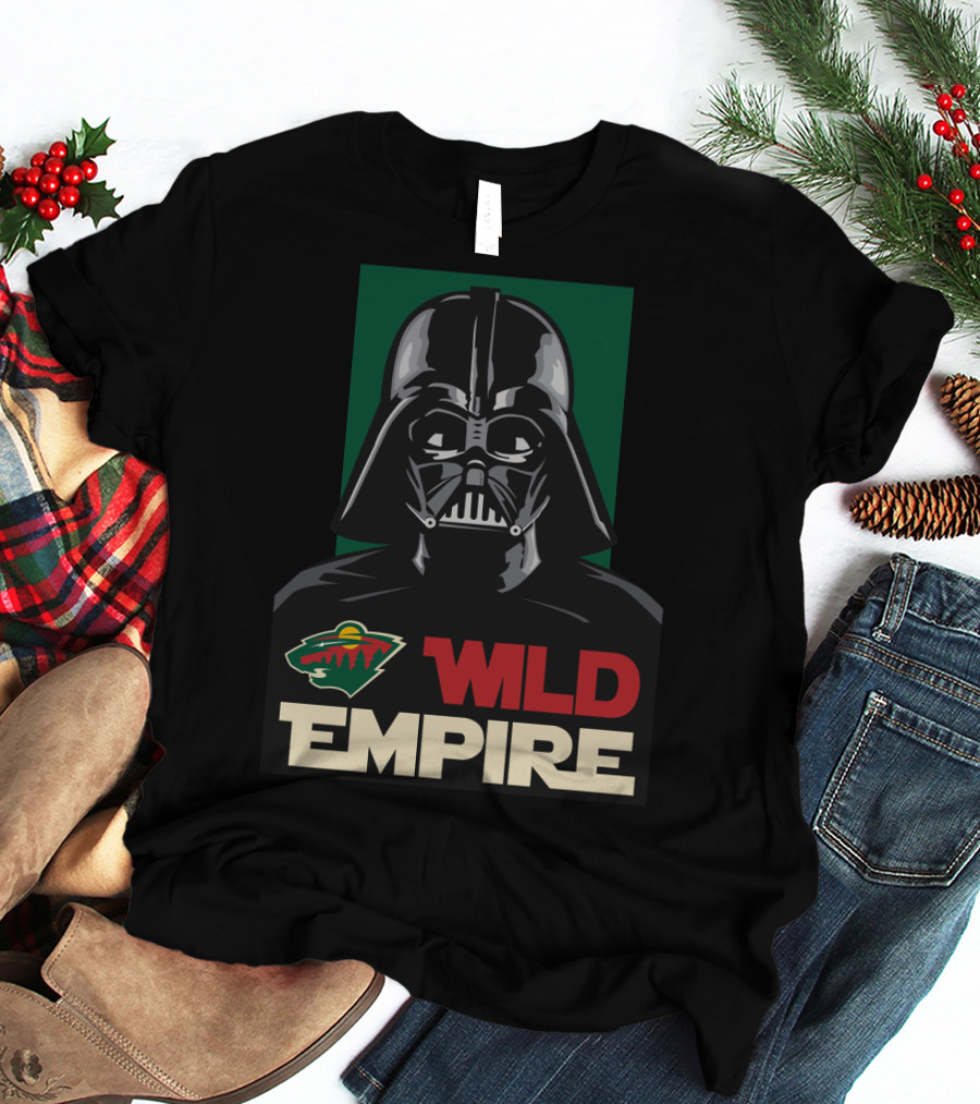 Minnesota Wild Empire Darth Vader NHL T-Shirt