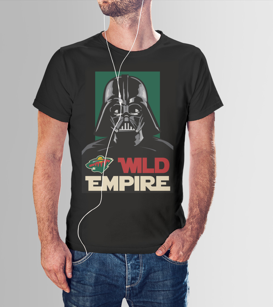 Minnesota Wild Empire Darth Vader NHL T-Shirt