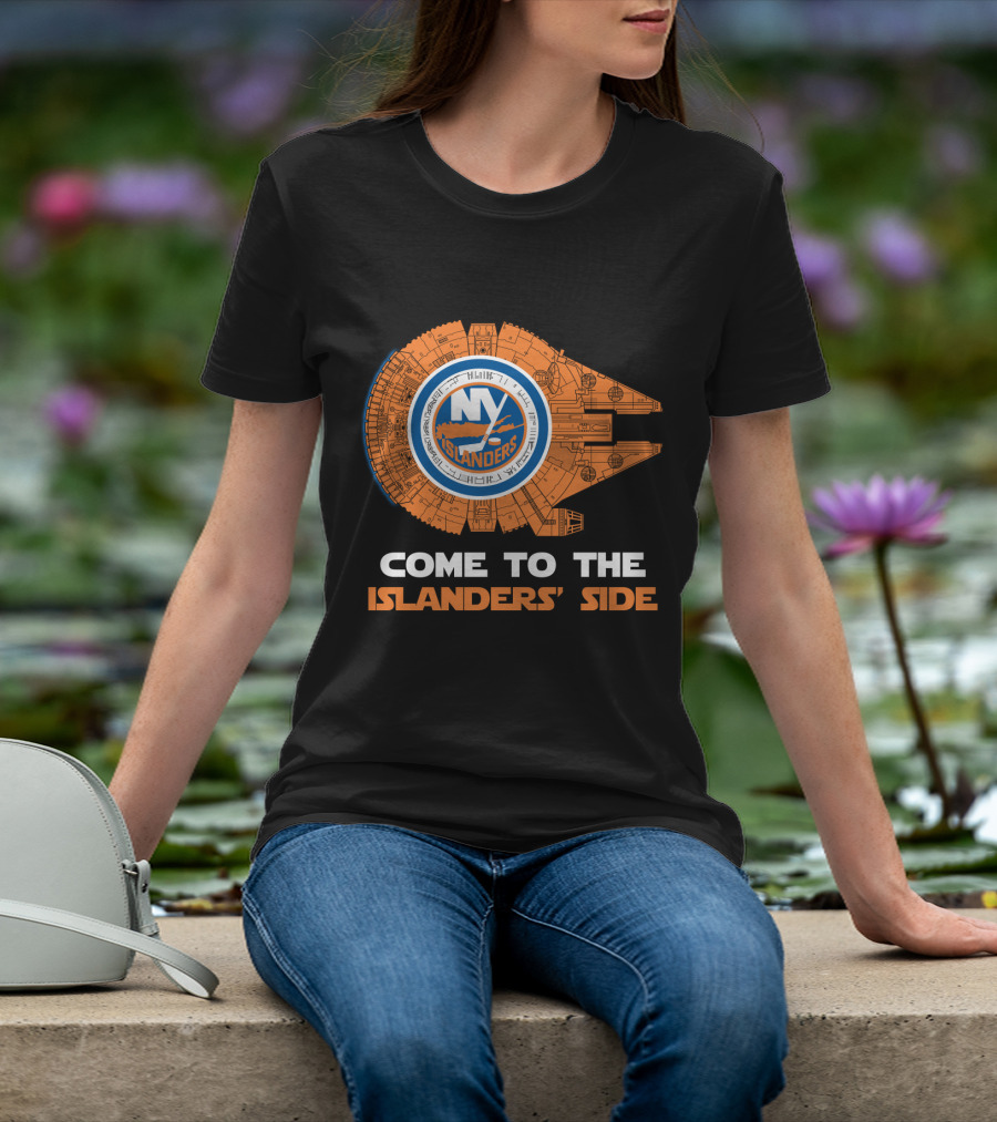 New York Islanders Come To The Islanders' Side Millennium Falcon T-Shirt